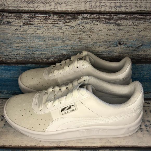 Puma Shoes - NWB PUMA California Monochrome Women’s White Puma